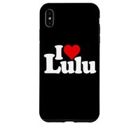 I LOVE HEART LULU NAME ON A TEE Case for iPhone XS Max