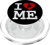 I LOVE HEART MAINE ME PopSockets PopGrip for MagSafe