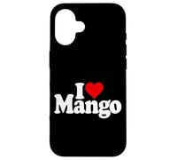 I LOVE HEART MANGO Case for iPhone 16