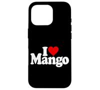 I LOVE HEART MANGO Case for iPhone 16 Pro