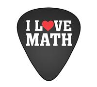 I Love heart Math 12-Pack Guitar Picks, Includes Thin, Medium & Heavy Gauges 3 Sizes for Guitar Electric Acoustic Picks