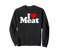 I LOVE HEART MEAT CARNIVORE DIET Sweatshirt