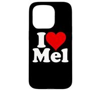 I LOVE HEART MEL MELVIN MELANIE MELINDA MELISSA MELODY Case for iPhone 15 Pro