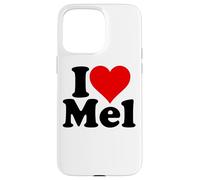 I LOVE HEART MEL MELVIN MELANIE MELINDA MELISSA MELODY Case for iPhone 15 Pro Max