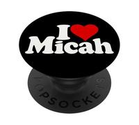 I LOVE HEART MICAH PopSockets Adhesive PopGrip