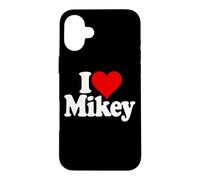 I LOVE HEART MIKEY MIKE MICHAEL Case for iPhone 16 Plus