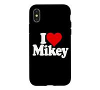 I LOVE HEART MIKEY MIKE MICHAEL Case for iPhone X/XS