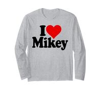 I Love Heart Mikey Mike Michael Long Sleeve T-Shirt
