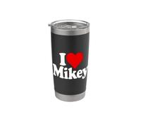 I Love Heart Mikey Mike Michael Stainless Steel Insulated Tumbler