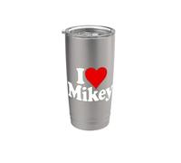 I Love Heart Mikey Mike Michael Stainless Steel Insulated Tumbler