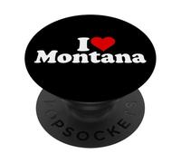 I LOVE HEART MONTANA PopSockets Adhesive PopGrip
