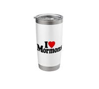 I Love Heart MORMONS Mormonism Stainless Steel Insulated Tumbler