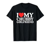 I Love Heart My Chubby Girlfriend Funny Ironic Dating Meme T-Shirt