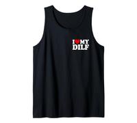 I Love Heart My DILF DAD Husband Tank Top