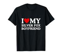 I Love (heart) My Silver Fox Boyfriend T-Shirt