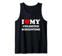 I Love (Heart) My Unlimited Screentime Tank Top