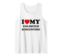 I Love (Heart) My Unlimited Screentime Tank Top