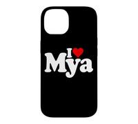 I LOVE HEART MYA NAME ON A TEE Case for iPhone 14