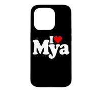 I LOVE HEART MYA NAME ON A TEE Case for iPhone 15 Pro