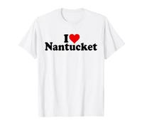 I LOVE HEART NANTUCKET MASSACHUSETTS CAPE COD T-Shirt