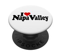 I LOVE HEART NAPA VALLEY PopSockets Adhesive PopGrip