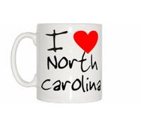 I Love Heart North Carolina Mug