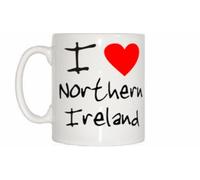 I Love Heart Northern Ireland Mug