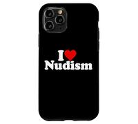 I LOVE HEART NUDISM NATURISM Case for iPhone 11 Pro