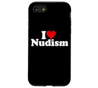 I LOVE HEART NUDISM NATURISM Case for iPhone SE (2020) / 7/8