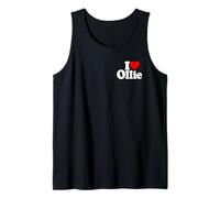 I Love Heart Ollie Oliver Name ON A TEE Tank Top