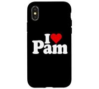 I LOVE HEART PAM PAMELA NAME ON A TEE Case for iPhone X/XS