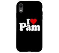 I LOVE HEART PAM PAMELA NAME ON A TEE Case for iPhone XR