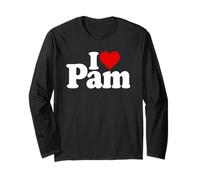 I Love Heart PAM Pamela Name ON A TEE Long Sleeve T-Shirt