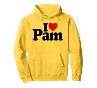 I LOVE HEART PAM PAMELA NAME ON A TEE Pullover Hoodie