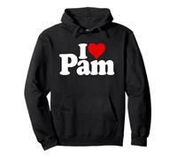 I LOVE HEART PAM PAMELA NAME ON A TEE Pullover Hoodie