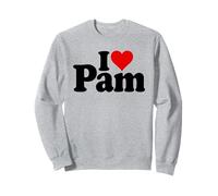 I LOVE HEART PAM PAMELA NAME ON A TEE Sweatshirt