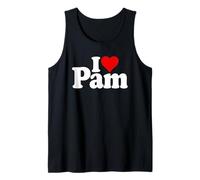 I Love Heart PAM Pamela Name ON A TEE Tank Top