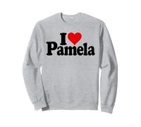 I LOVE HEART PAMELA NAME ON A TEE Sweatshirt