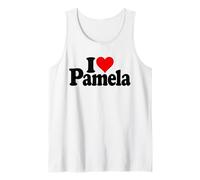 I LOVE HEART PAMELA NAME ON A TEE Tank Top
