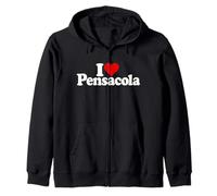 I LOVE HEART PENSACOLA FLORIDA Zip Hoodie