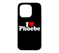 I LOVE HEART PHOEBE Case for iPhone 15 Pro