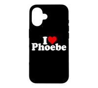 I LOVE HEART PHOEBE Case for iPhone 16