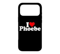 I LOVE HEART PHOEBE Case for iPhone 17 Pro Max