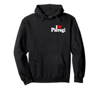 I LOVE HEART PIEROGI POLISH DUMPLING Pullover Hoodie