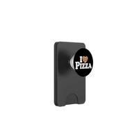 I LOVE HEART PIZZA HEART-SHAPED PIZZA PopSockets PopWallet for MagSafe