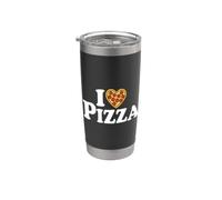 I Love Heart Pizza Heart-Shaped Pizza Stainless Steel Insulated Tumbler