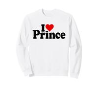 I LOVE HEART PRINCE NAME NICKNAME ON A TEE Sweatshirt