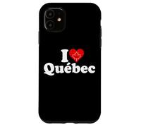 I LOVE HEART QUEBEC CANADA Case for iPhone 11