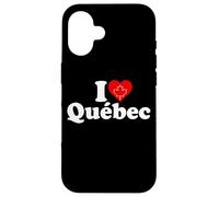 I LOVE HEART QUEBEC CANADA Case for iPhone 16