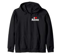 I LOVE HEART RICHIE RICHARD RICH NAME ON A TEE Zip Hoodie
